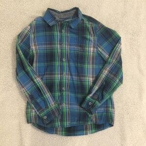 Cat and Jack Boys Button Up Dress Casual Shirt Youth Medium (8/10)